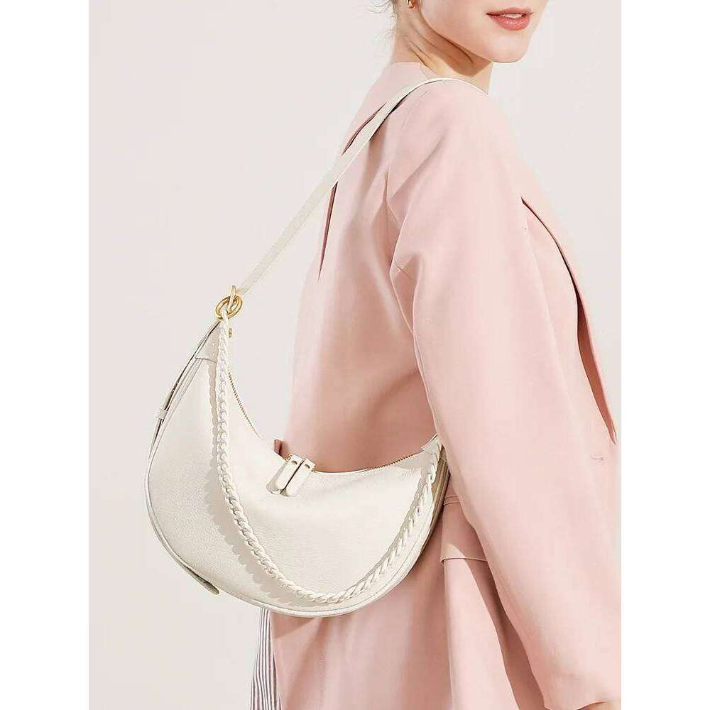 2025 New Genuine Leather Underarm for Women Fashion Shoulder High Quality Chain Crossbody Dumpling Bag