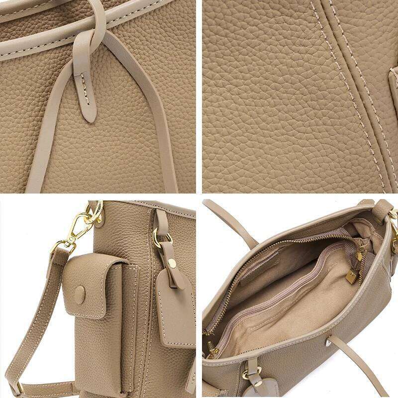 Designer Bags 2025 Women's Natural Cow Real Leather Shoulder Bag Ladies Retro Soft Cowhide Crossbody Bags Female Fashion Design Handbags New Luxu