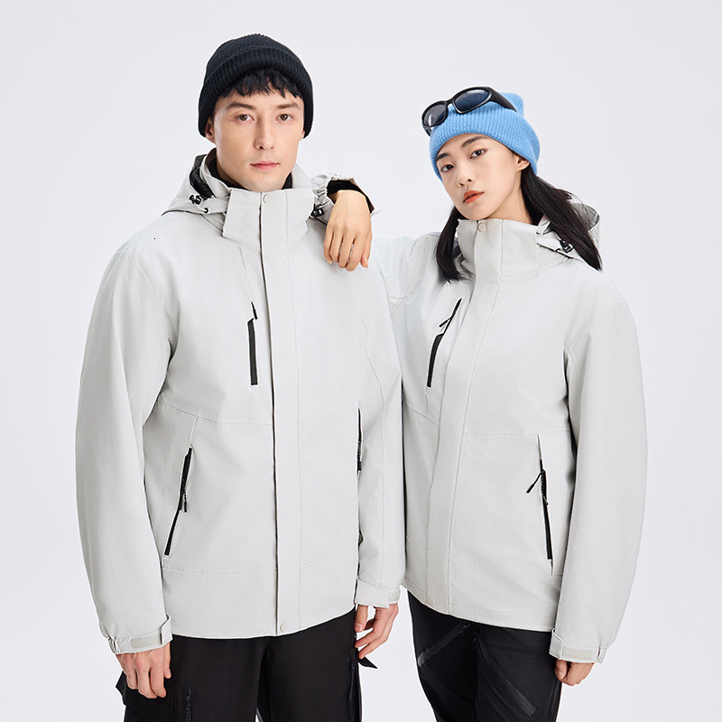 Ddmyoutdoor National Standard Three In One For Men Women Windproof Waterproof Rainstorm Proof Autumn And Winter Tibetan Outdoor Mountaineering Jacket 