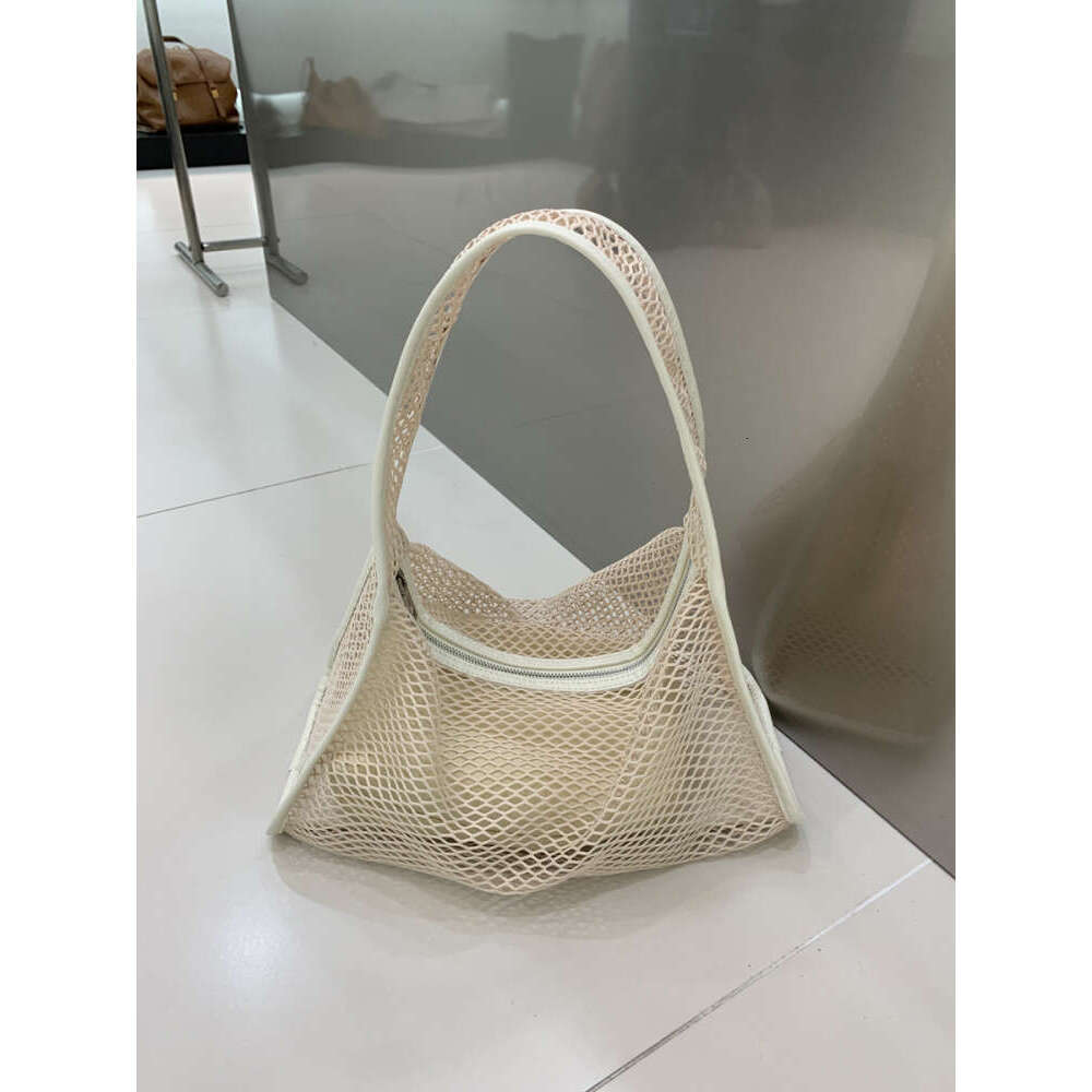 New Hollow Mesh Underarm Handheld Small Square Fashion Simple Beach Mother Bag