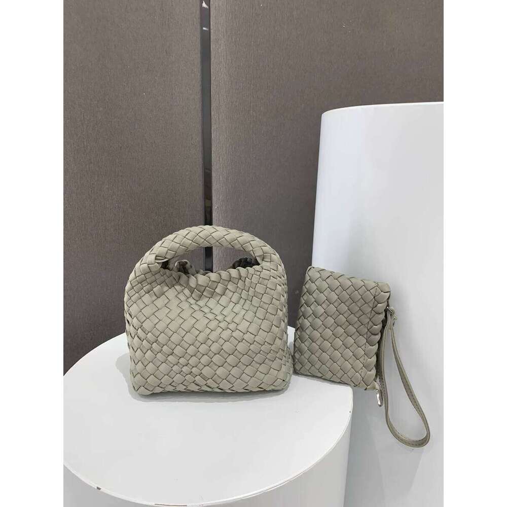 New Korean Style Satin Fabric Handwoven Exquisite Small Basket Chain Bag