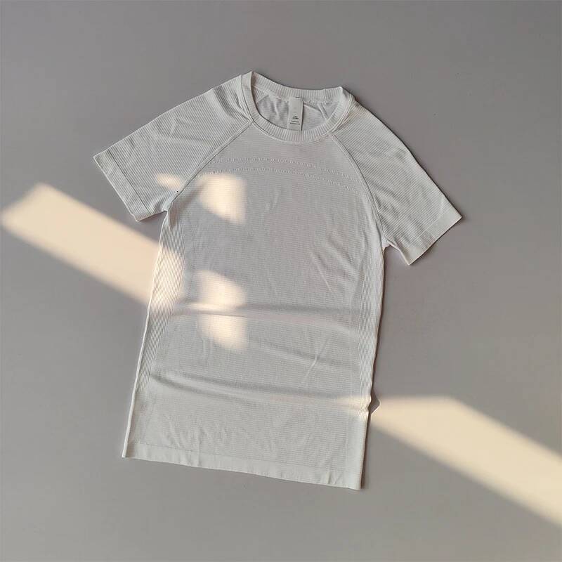 Round Neck Sports Short-sleeved Women's 2025 Spring and Summer New Yoga Suit Running Training Top Tight Slim Fiess T-shirt