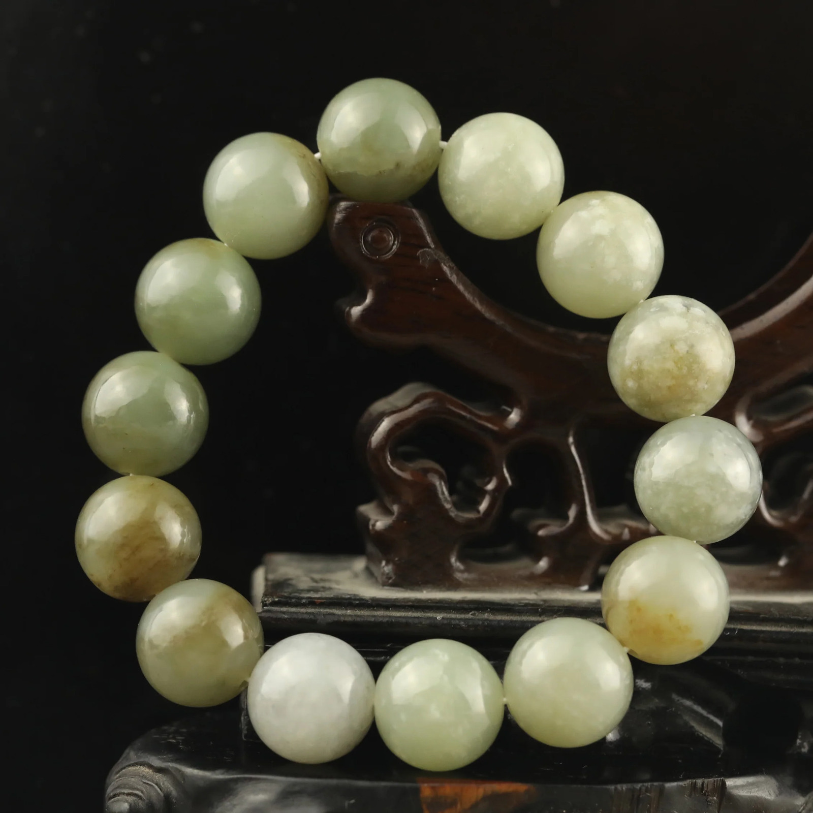China Natural hetian Jade beads bangle bracelet d12 t #54 #17 #1 #45 250604