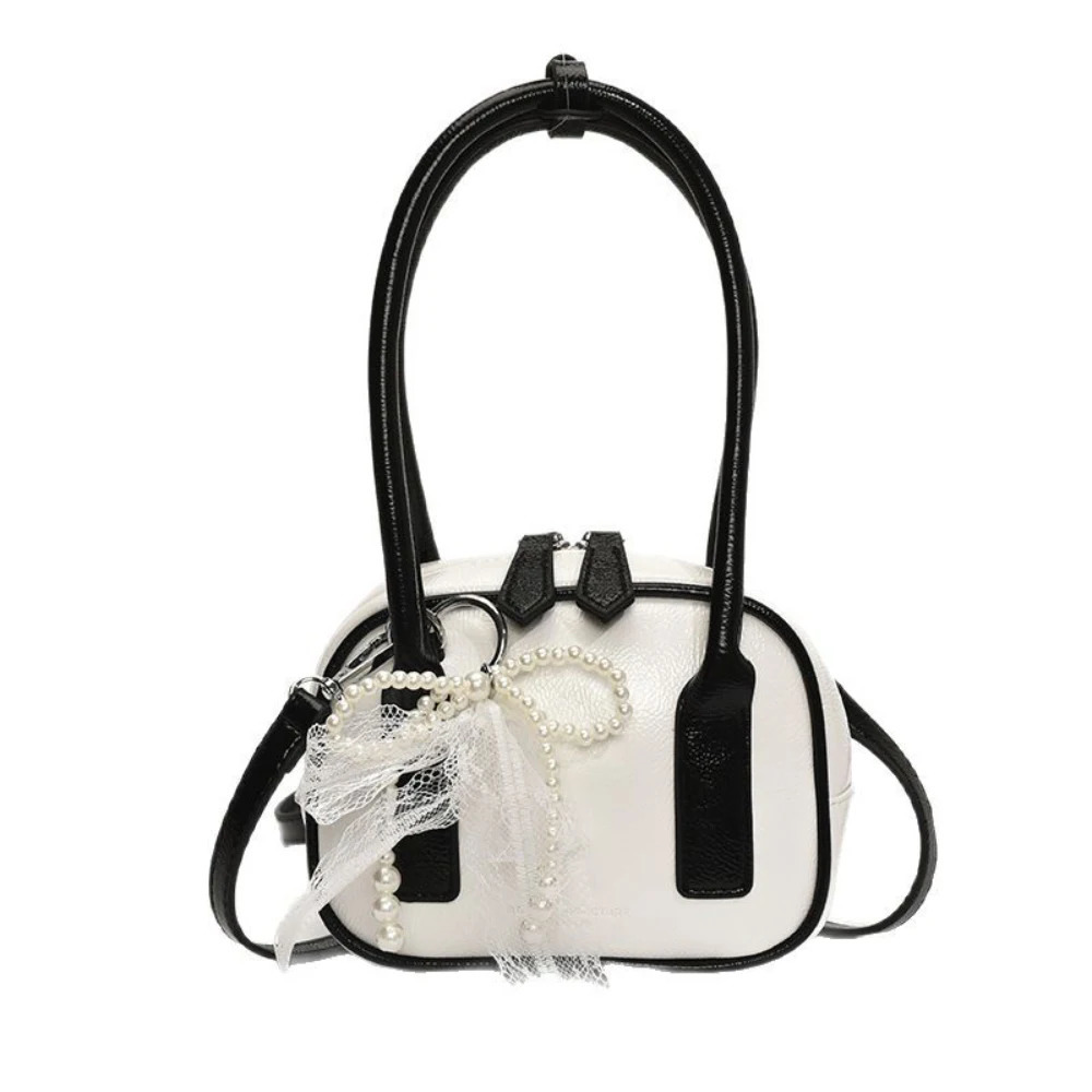 Women Summer Square One Shoulder Bag Contrast Color All-Match Versatile Crossbody Bags Hand-Held Daily Commute Packs 250605