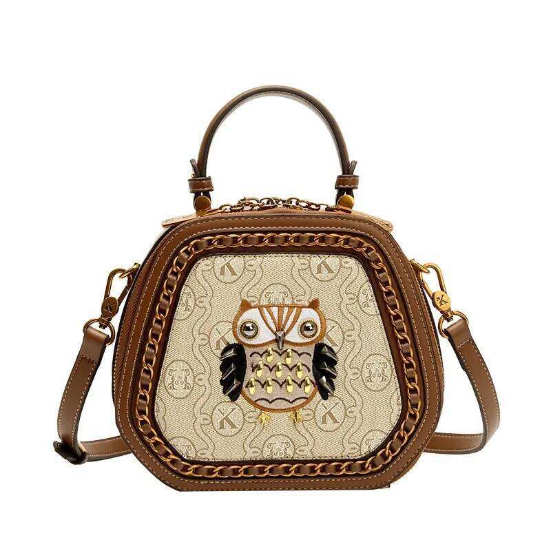 Brand Handbag Women's Winter 2025 Model Simple Hand-Held Crossbody Single Shoulder Cake Small Round Bag