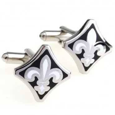 Fashion Red Black Blue Enamel Epoxy Cufflink Cuff Link 1 Pair Big Promotion Shipping W250606