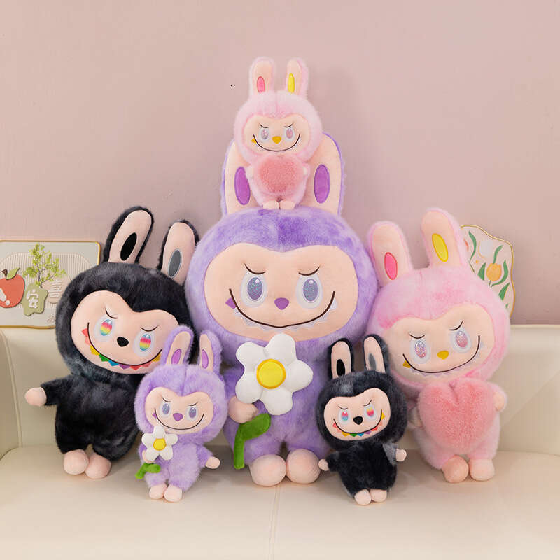 The 3rd generation product New Pop Mart Plush Toy Doll Cartoon Cute Hing Labubu Stuffed Animal Gift