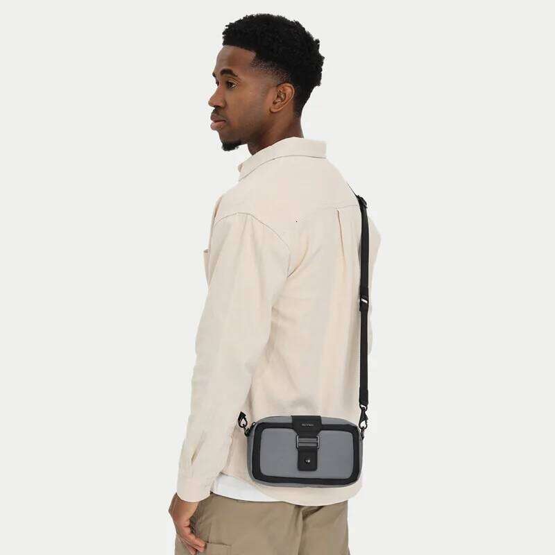 Cross-Border Fashion Trendy Mini Waterproof Oxford Fabric Single-Shoulder Men's Crossbody Bag, Chest Bag