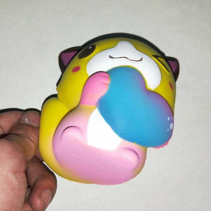 Explosive love cat cute cat cross-border factory direct animal decorative ornaments teaching aids wholesale slow rebound toys