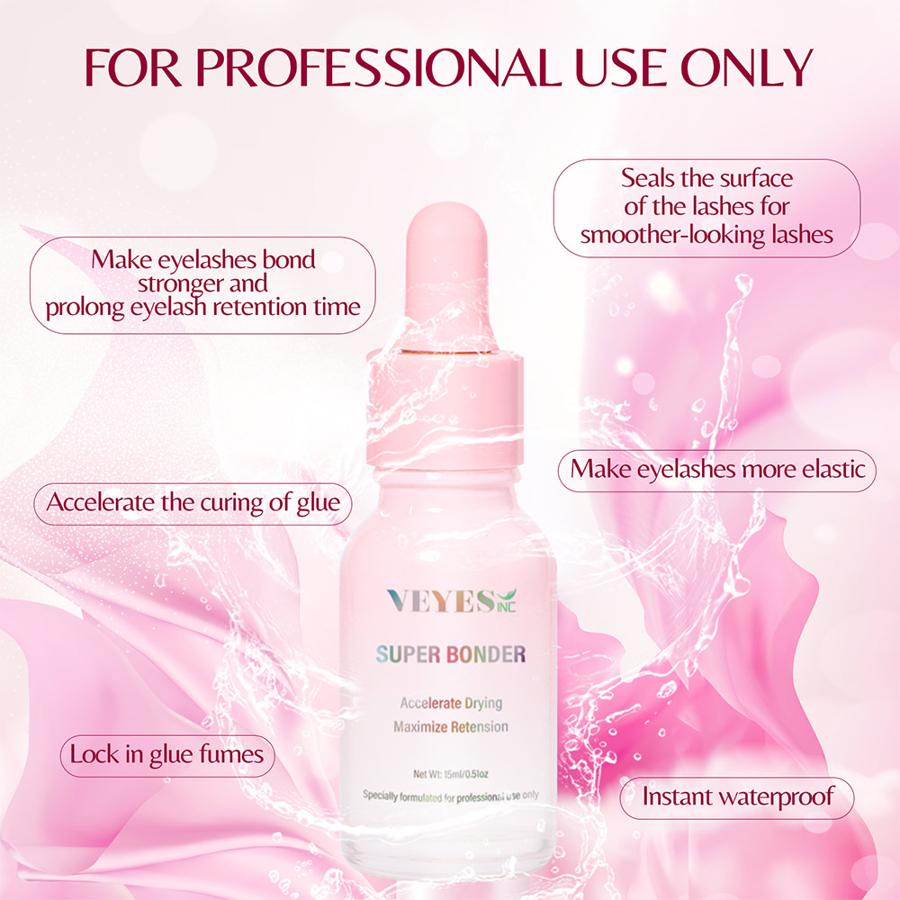 VEYES 10ml/15ml Superbonder Lash Super Bonder Customize Eyelash Extension Accelerate Super Bonder