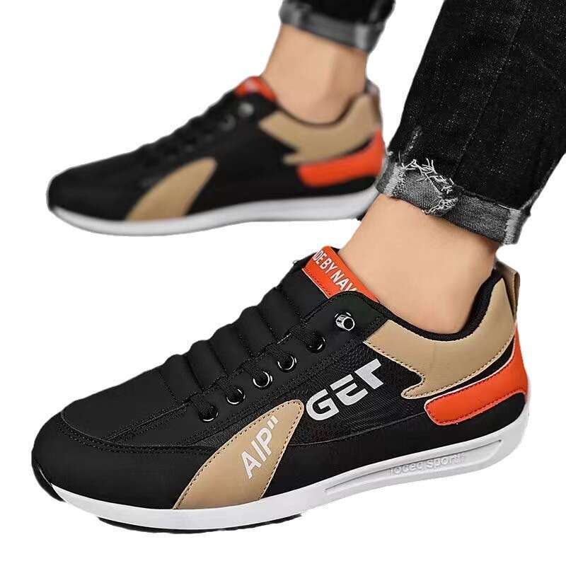 Men's 2024 New Spring Slip-On Running Sneakers Casual Work for Men Trendy Dad Shoes