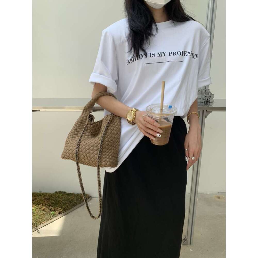 COSY Nylon Handwoven Large Capacity Tote for Women New Handbag Chain Crossbody Bag