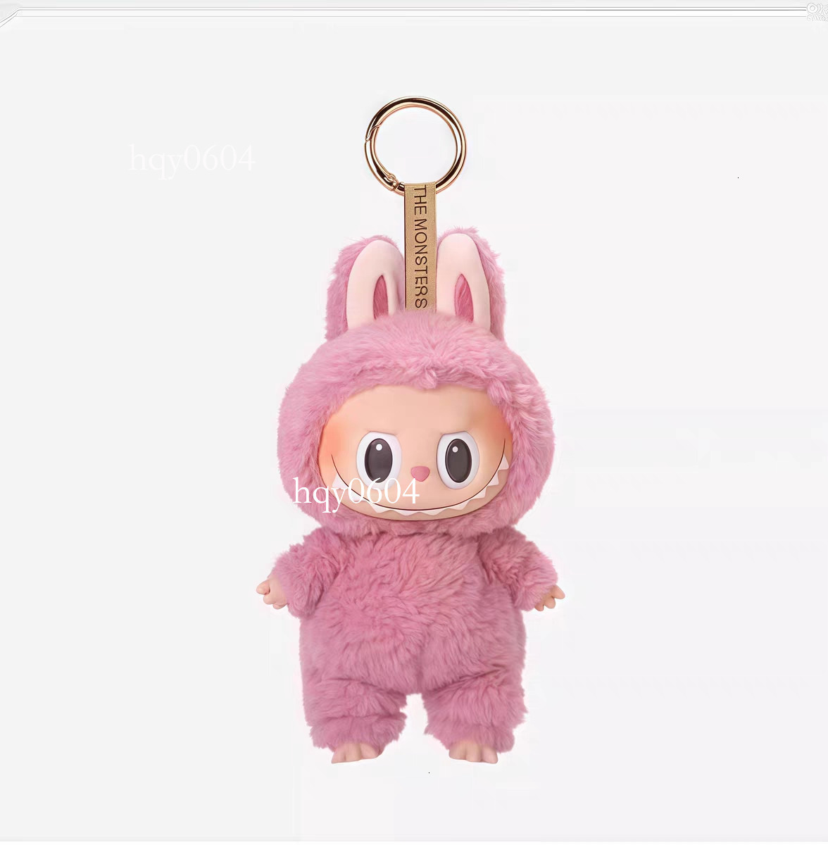 Labubu Macaron Surprise Blind Box Monster Bag Pendant Super Cute Mini Pendant Sitting Party Front High Energy Doll Pendant V1V2V3 High Quality Anime T
