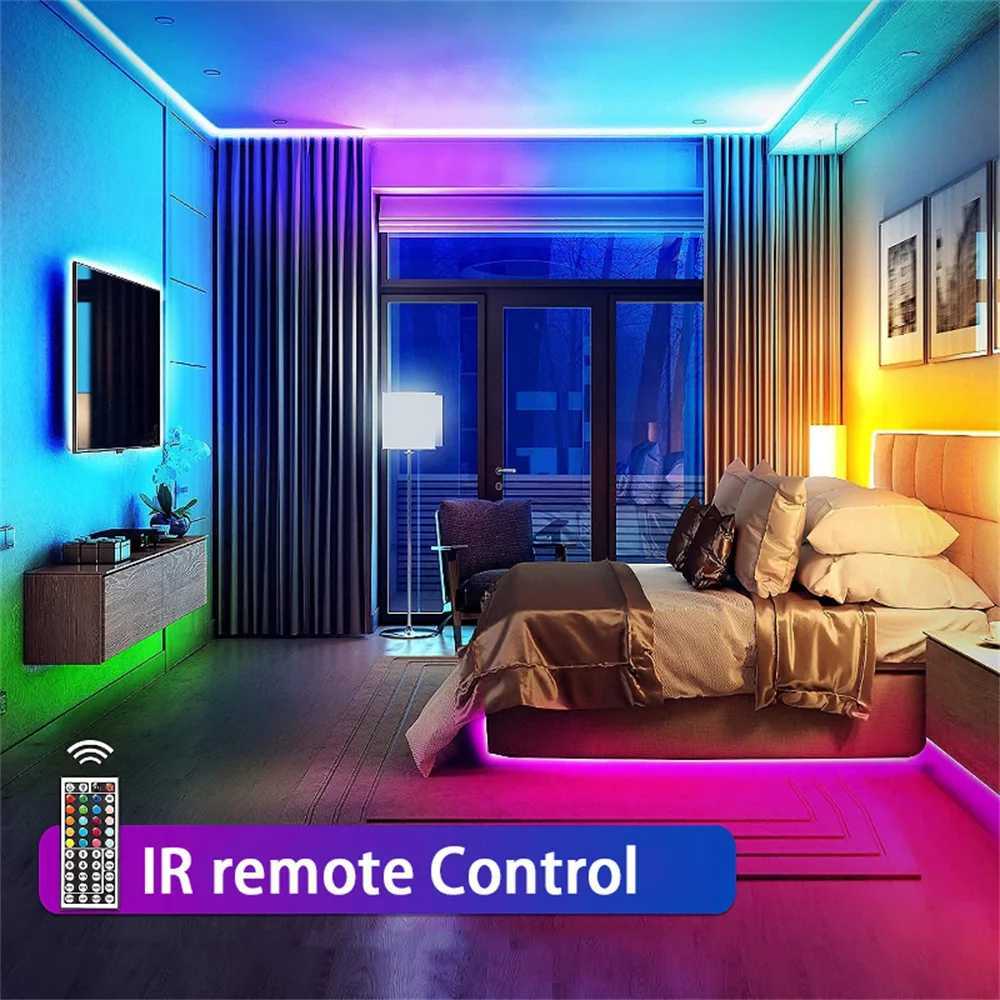 USB Led Lights for Room APP Control 5v Led Strip Lights 10m 20m 30m Flexible Ribbon Tape for Room Bedroom Decor TV Backlights Z250605