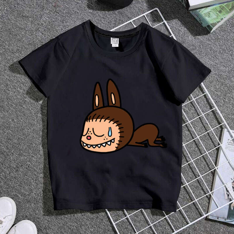 Labubu Summer Labubu Anime Merchandise Short Sleeve Unisex Two-Dimensional Trendy T-Shirt Casual Versatile Top