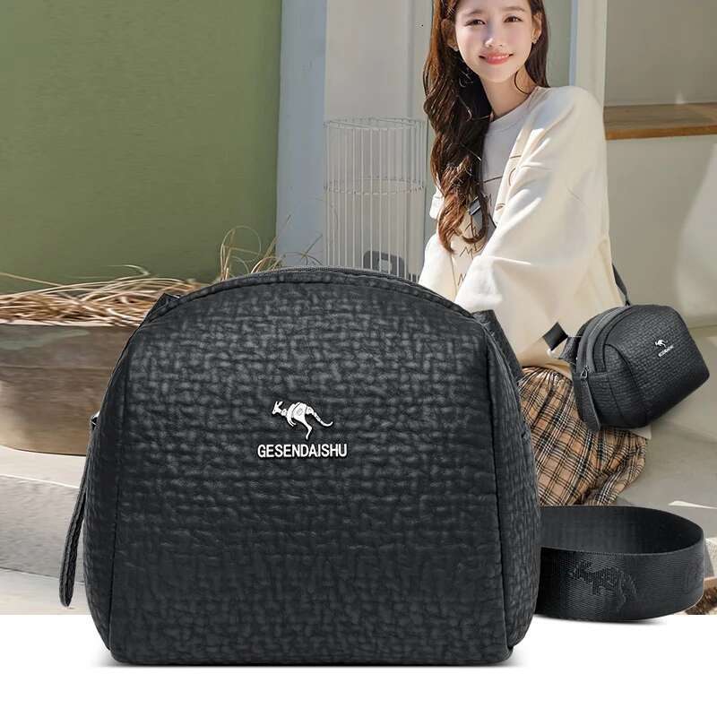 PU Leather Handbag New Brand Women Tote Designer Ladies Large Capacity Shoulder Crossbody Bag Fashion Female Wallet 2023