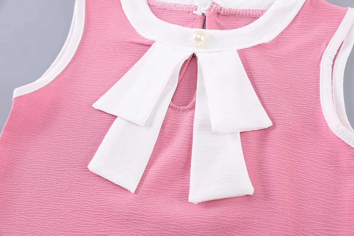 New Summer Baby Girls Clothes Children Sleeveless Vest Shorts 2Pcs/Sets Toddler Clothing Infant Fashion Costume Kids Tracksuits R250606