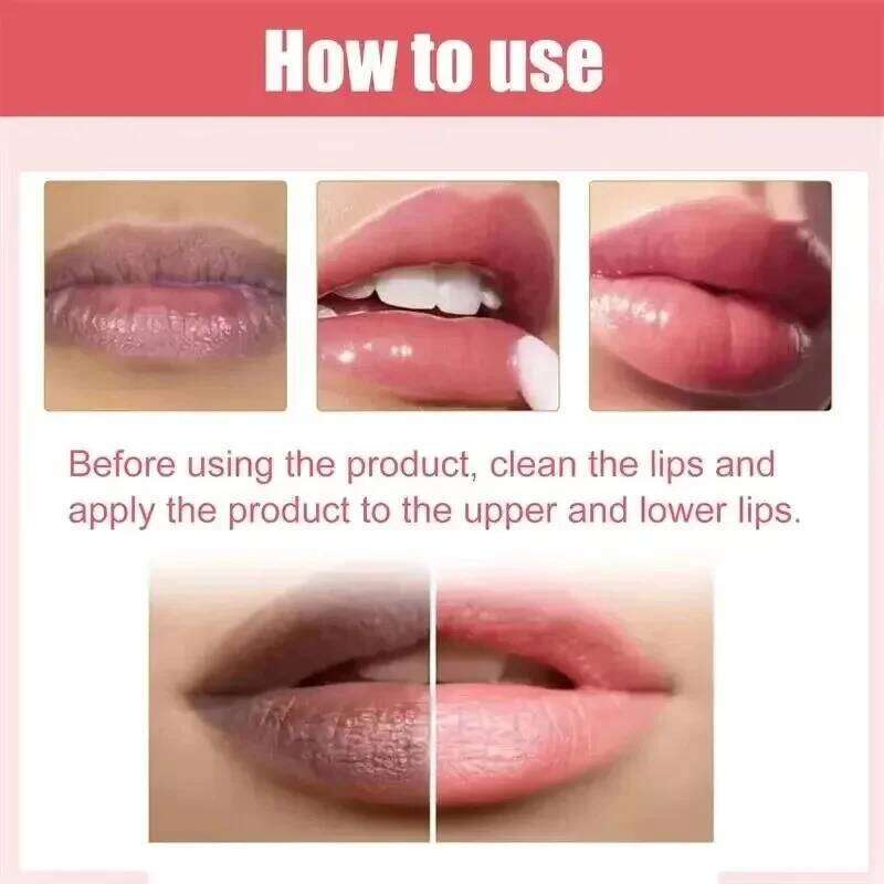 Fast Lightening Pink Mouth Serum Bleaching Permanent Remove Dark Lips Balm Moisturize Gloss Lipstick Lip Mask free shipping
