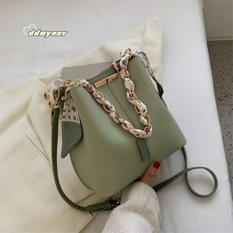 Sweet Style for Women 2025 Solid Color High-end Underarm Single Shoulder Chain Trendy Women's Bag ddmynov