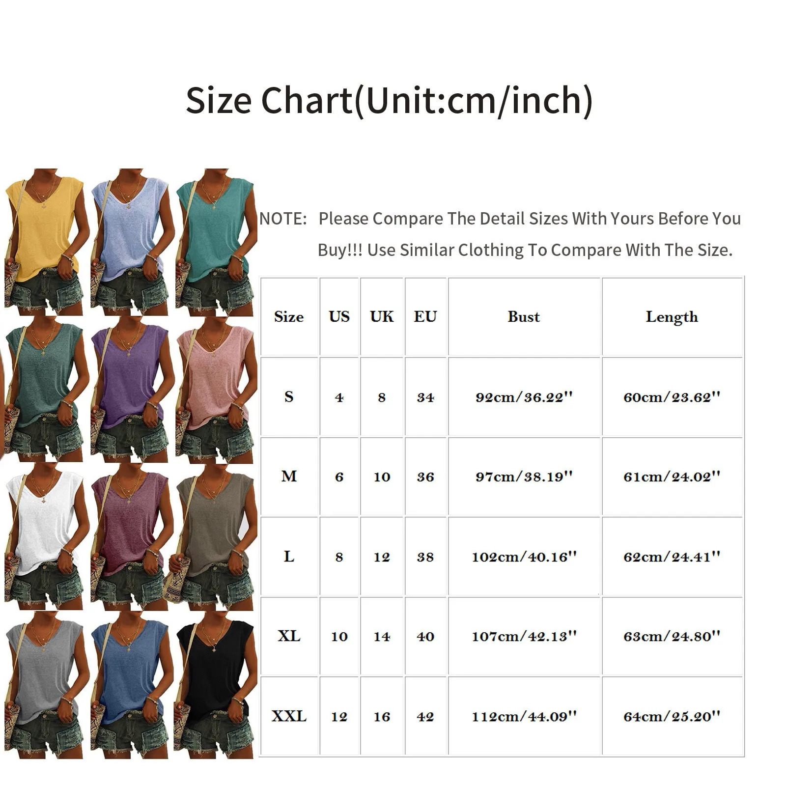 Summer Camisole WomenS V-Neck Vest Colored Cotton Solid Color T-Shirt Casual Sleeveless Vest Loose Top Fitted Vest WomenS Clot 250605