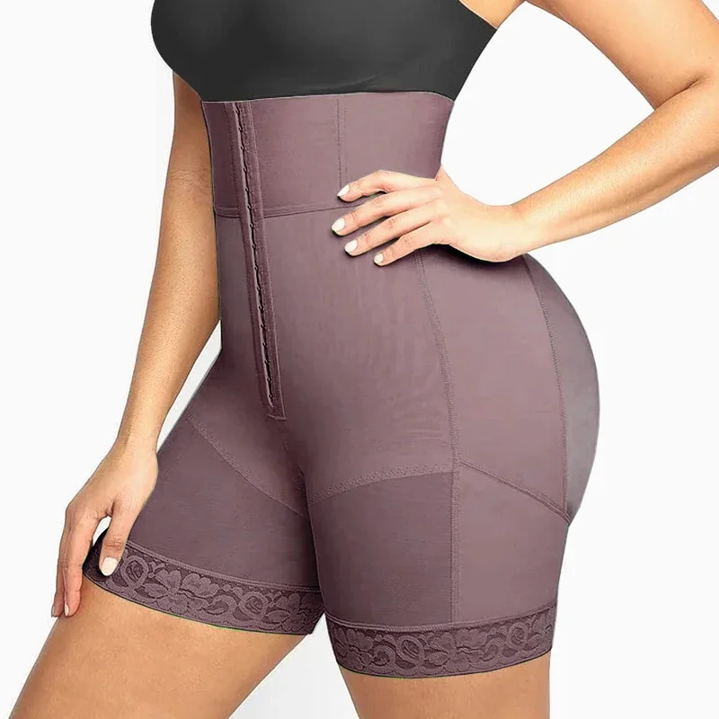 AfruliA Purple BBL Shorts Fajas Colombianas Moldearas Girdles Shapewear Waist Trainer Corset Body Shaper Control Pes Lifter 250605