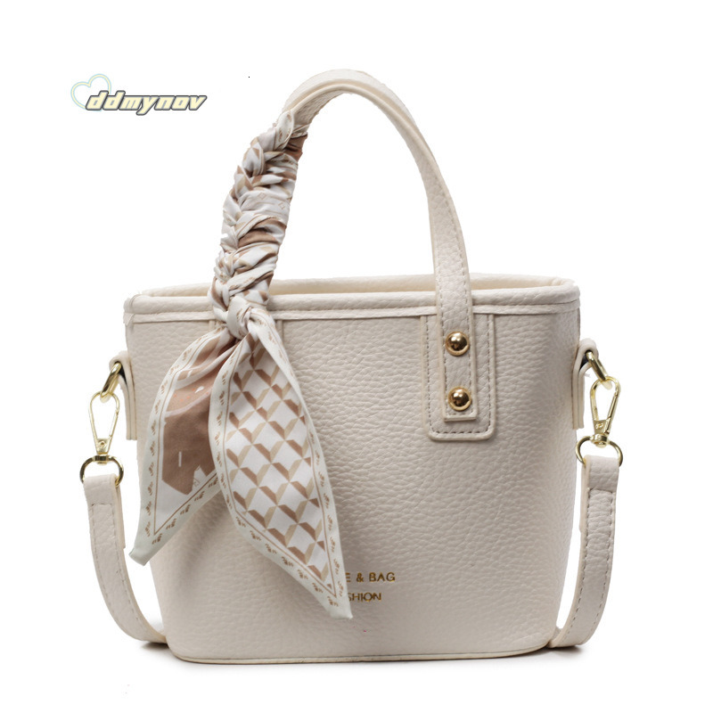 Minimalist Versatile Handheld Bucket for Women 2025 New Korean Fashion Casual Shoulder Crossbody Bag ddmynov