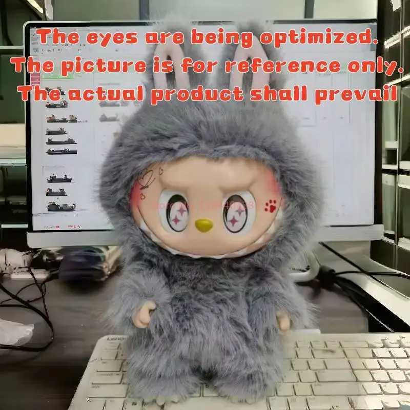 Zimomo Angel Change Monster Labubu Series Vinyl Doll 38cm White Cat Blind Box Creative Model Toy Unique Birthday Gift X250606