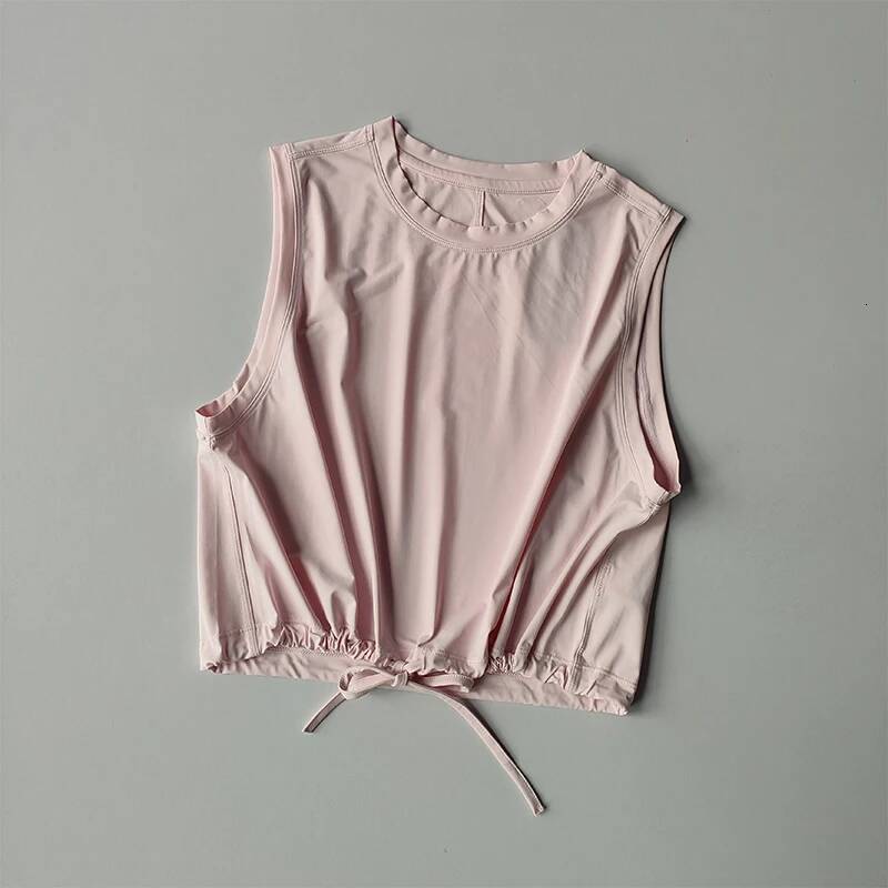 Yoga Suit, Women's Summer Thin Breathable Loose Sports Vest T-shirt Running Training High-end Feeling Temperament Fiess Suit