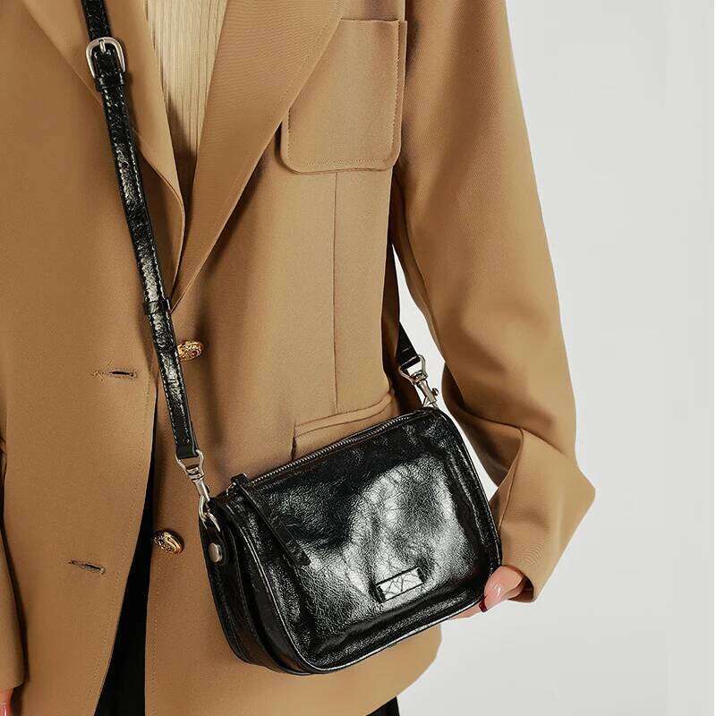 Designer Bags 2025 Women's Real Cow Leather Shoulder Bags Ladies Casual Retro Cowhide Crossbody Bag Female Fashion Designer Handbag For Lady Luxu