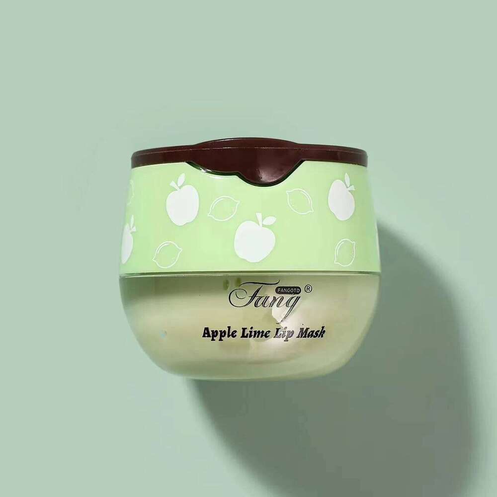 free shipping 5.5g Lip Sleep Mask Night Sleep Maintenance Moisturizing Lip Gloss Bleach Cream Nourishing Lip Care Strawberry Honey