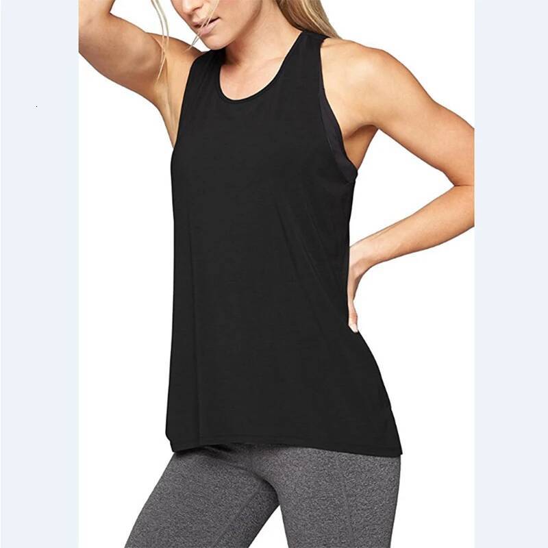 2025 New Women's Cross Back Yoga Shirt Racerback Workout Active Tank Top Gym sports vest Sleeveless shirt Fiess