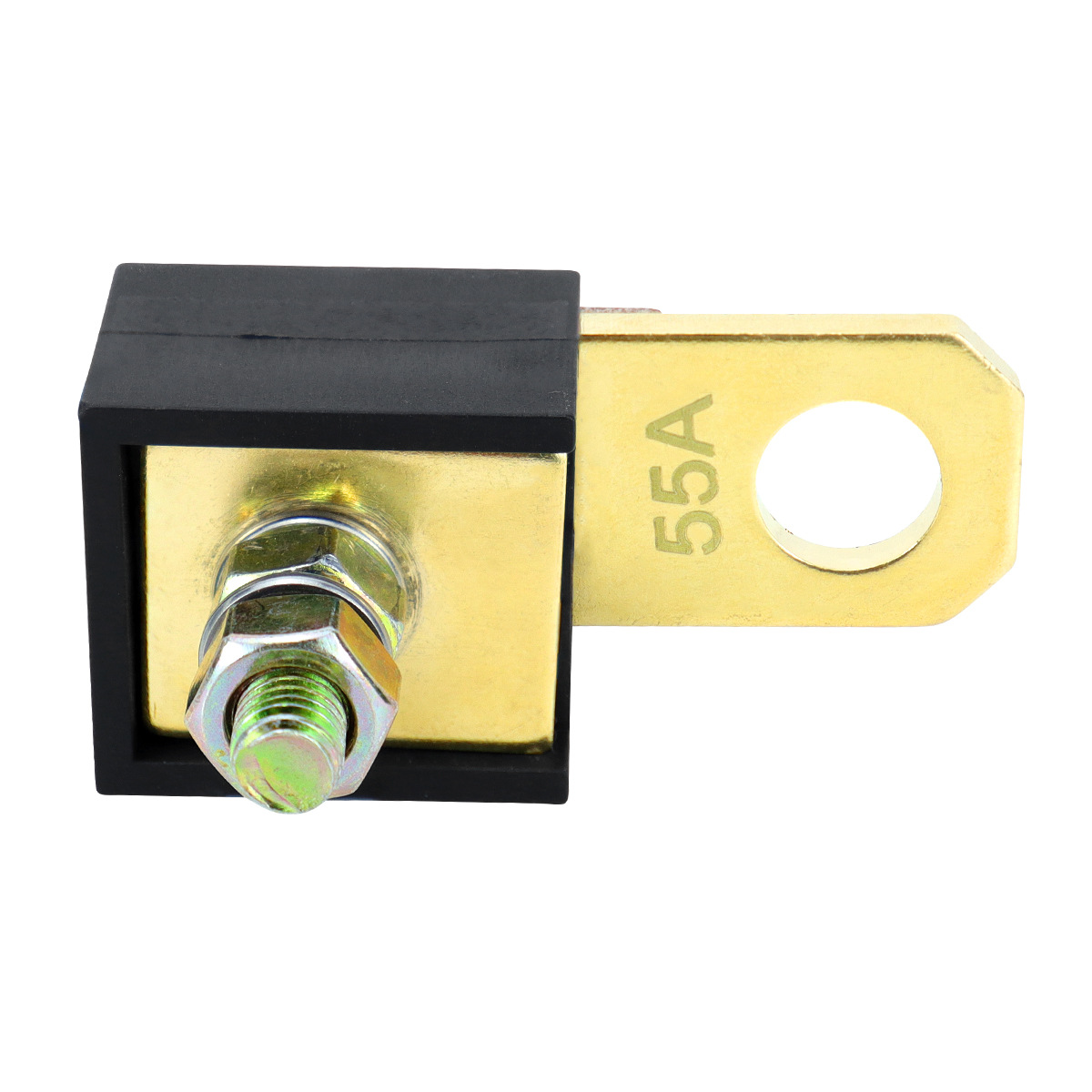 Car starter fuse with sheath assembly M6 iron stud high current 55A100A square connector