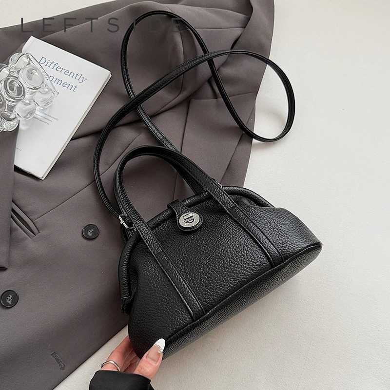 LEFTSIDE Small Shoulder Crossbody Bags PU Leather Women Underarm Bags 2025 Solid Color Top-handle Purse Female Daily Handbags M250606