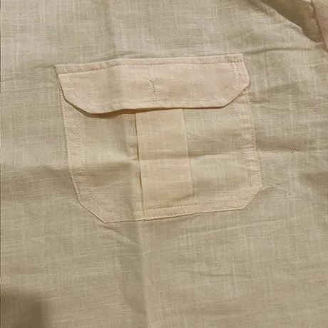 Shirts for Men Handmade Shirt Man Double Pocket Shirt Short Sleeve Men Shirt Linen Shirts for Men Cotton Shirt Short Sleeve 250605