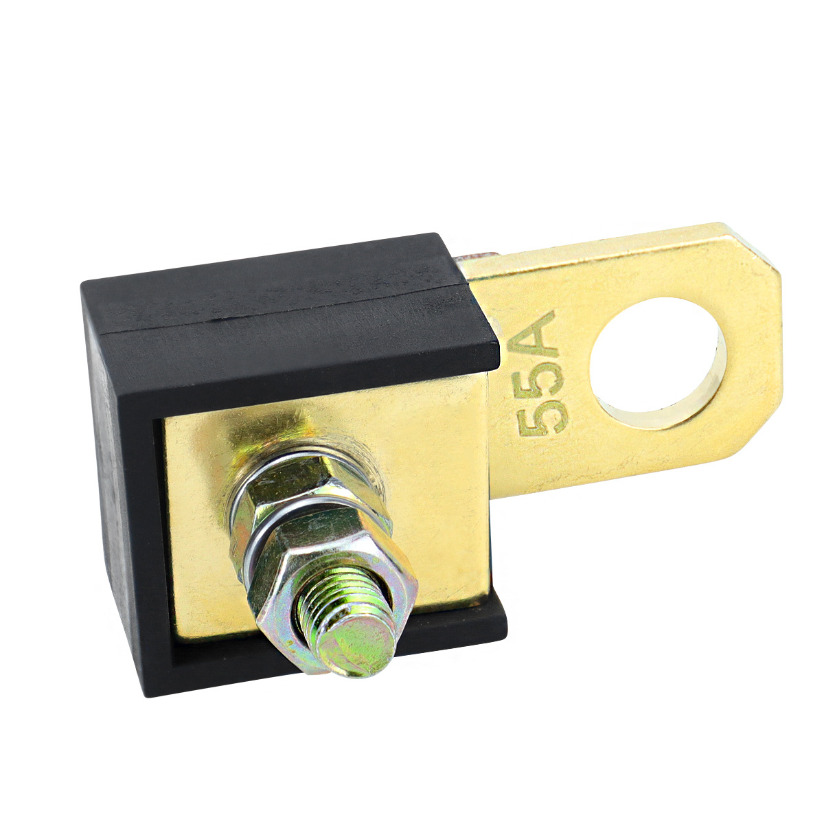 Car starter fuse with sheath assembly M6 iron stud high current 55A100A square connector