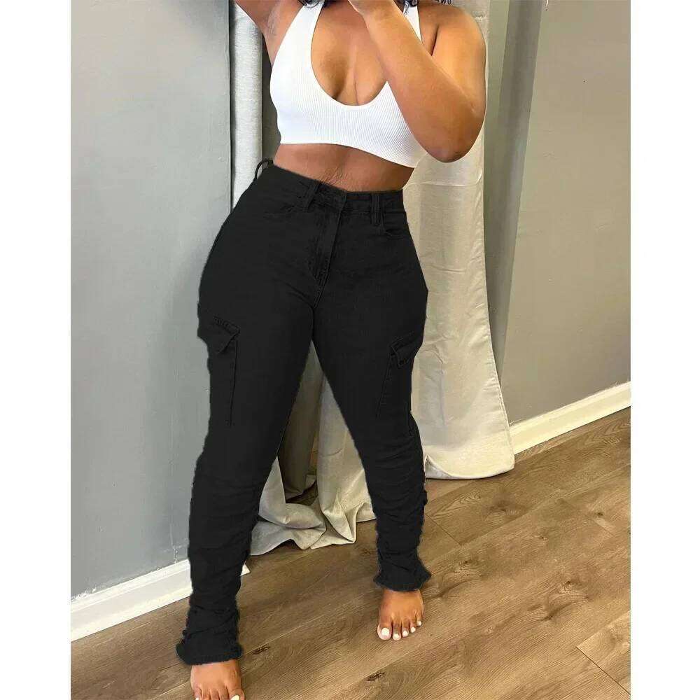 European Design Fashion Women Bandage Lace Up Sexy Trouser For Woman Female Long Pant