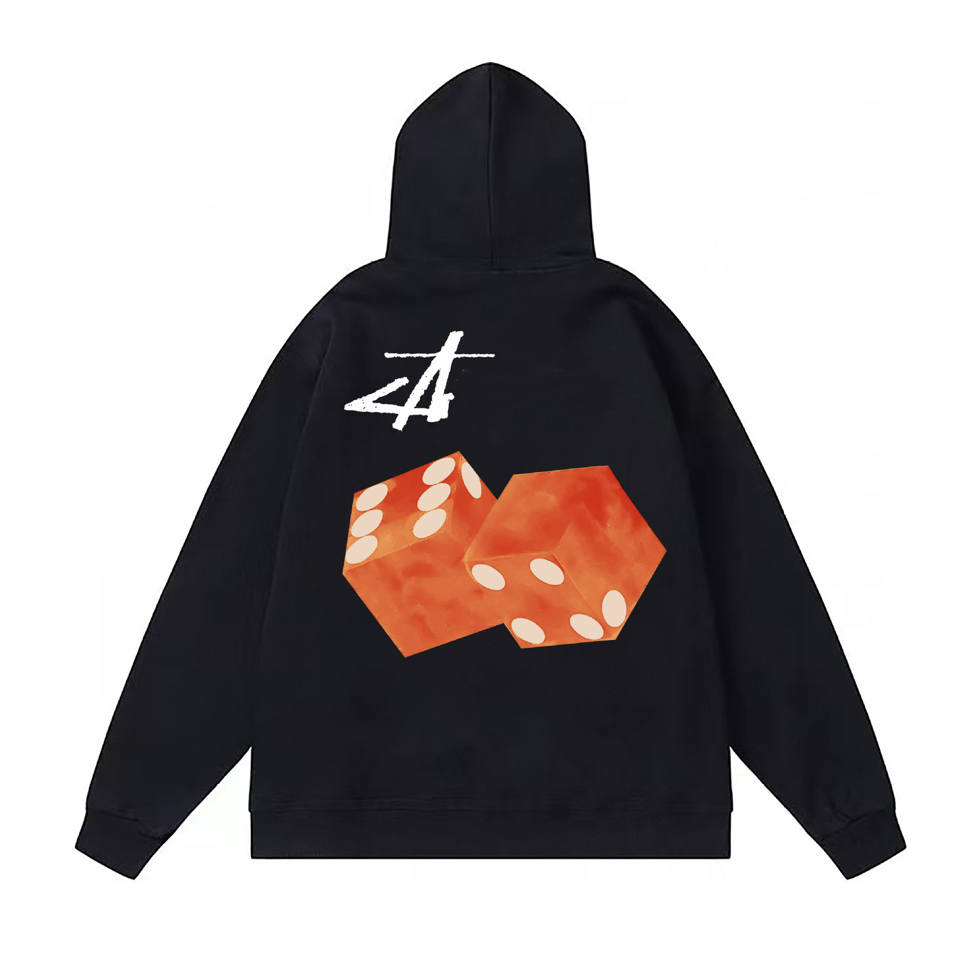 Designer Mens Hoodie Letter Dice Pattern Sports Sweatshirt Vintage Hip Designer Hoodie Jacket Tracksuit Men Polo Veste Coat Hip Loose Cotton Hoodies M