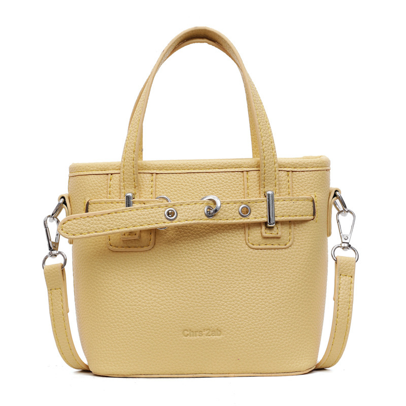 designer Minimalist Stylish Handheld Bucket Bag for Women 2025 Summer New Korean Version Single Shoulder Crossbody Bag Commuter Small Tote Bag