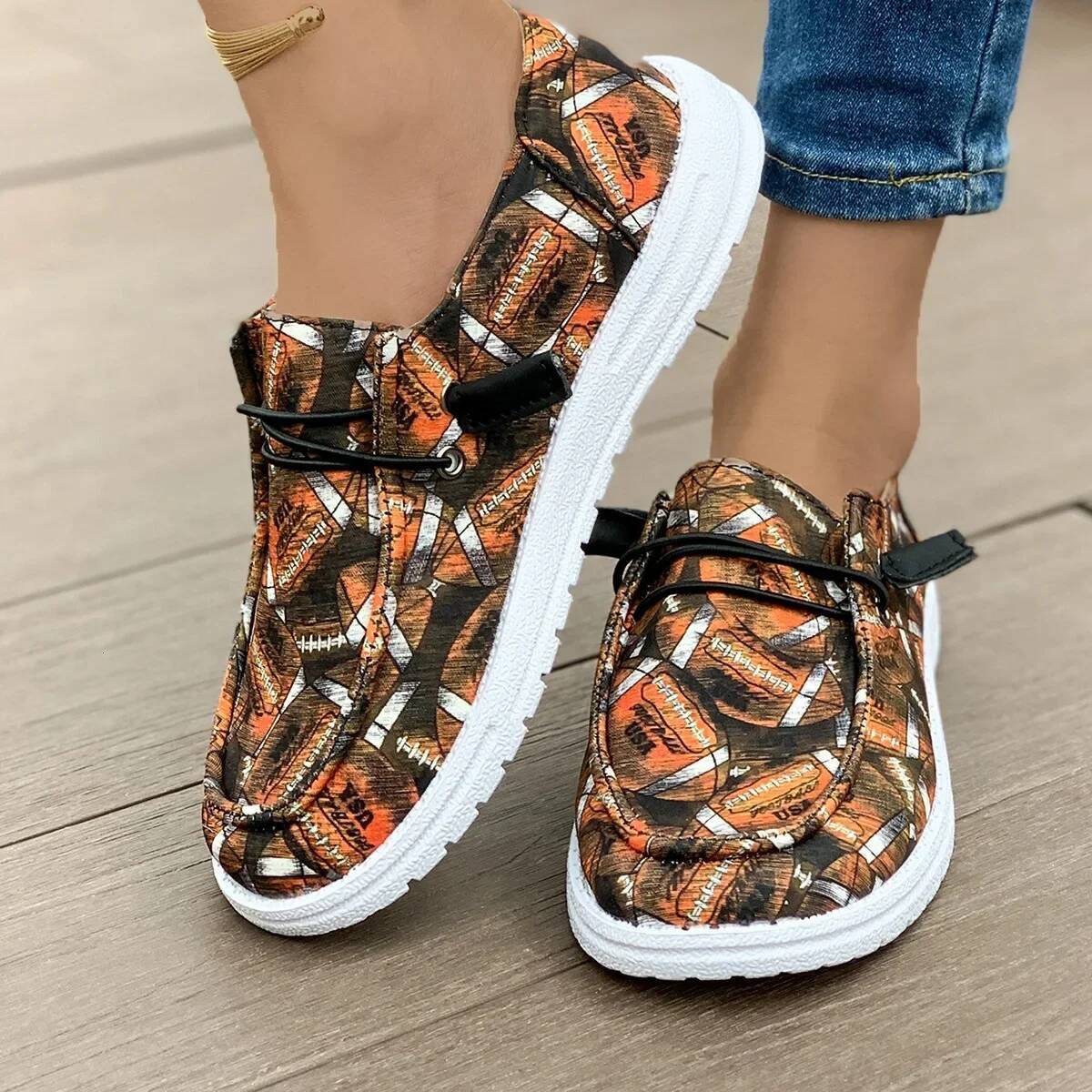 Ddmyoutdoor Spring Autumn Fashion New Shallow Mouth Solid Color Halloween Women S Casual And Comfortable Large Size Flat Shoes Outdoor Shoes