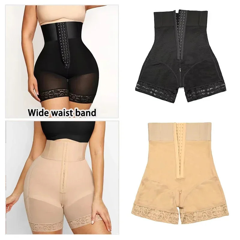 AfruliA Purple BBL Shorts Fajas Colombianas Moldearas Girdles Shapewear Waist Trainer Corset Body Shaper Control Pes Lifter 250605