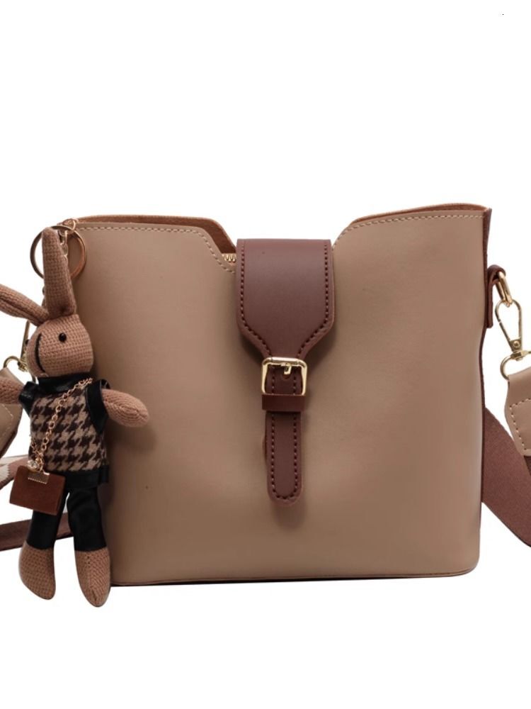 2025 new spring/summer women's bag women's large capacity bag new retro casual simple wide shoulder strap crossbody bag fashion designer sin