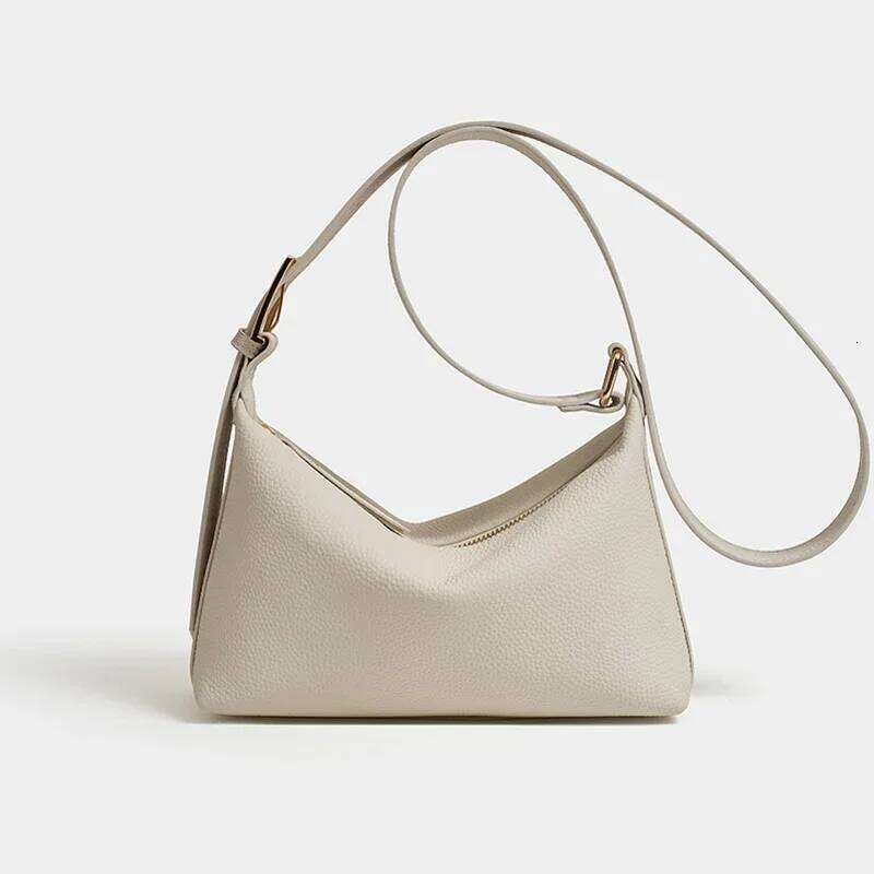 Designer Bags 2025 Women's Cow Genuine Leather Dumpling Crossbody Bag Female Large Capacity Shoulder Bags Ladies Trendy Messenger Handbag Purse L