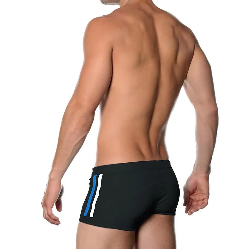 Mens boxer trunks sexy fashion bag exciting convex swimming trunks beach spring anti-embarrassment bathing suit 250530