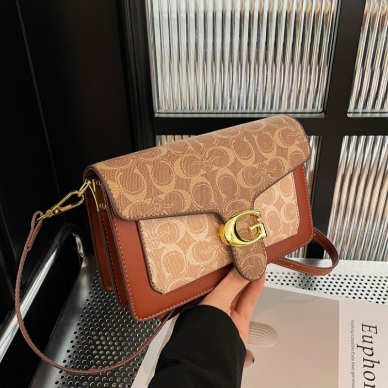 Designer bag free shipping 2025 new fashionable light luxury high-end texture stick bag armpit bag single shoulder crossbody bag for women