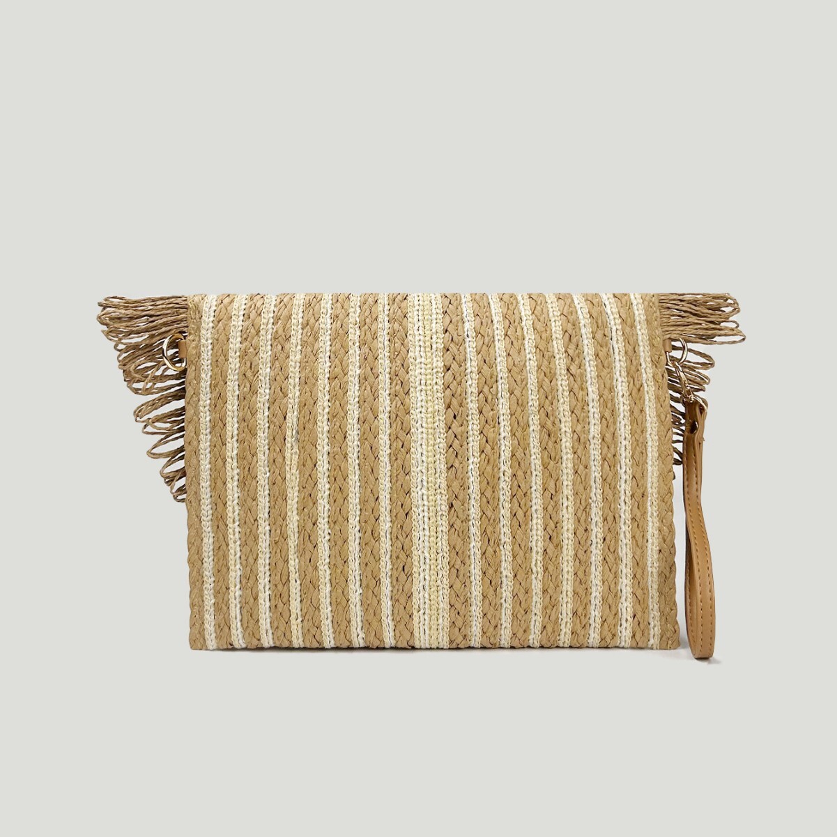 Handmade woven bag crossbody trend bag niche Bohemian style summer beach fringe trend grass bag designer women s shoulder bag
