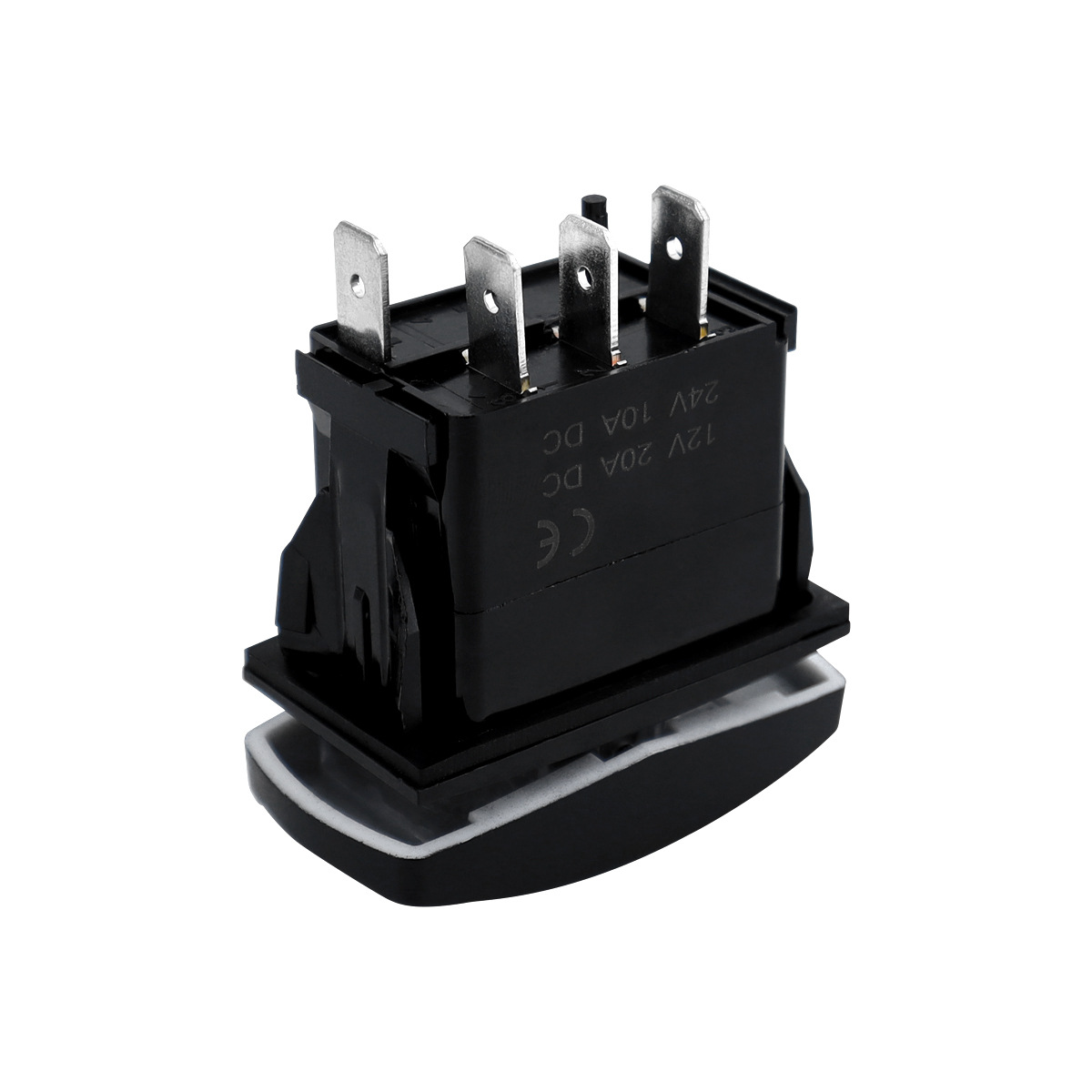 Car turn signal rocker switch with led light electronic flashing relay For dop-3x motorbike