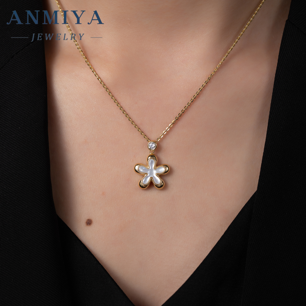 INS Hot Sale 925 Sterling Silver Luxury Four Leaf Flower Earrings Necklace Set for Parties Gifted Zircon Stones Crafted Ladies