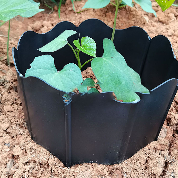 New Plastic Fence Small Palisade Practical Garden Villa Courtyard Black Insert Retaining Wall Outdoor