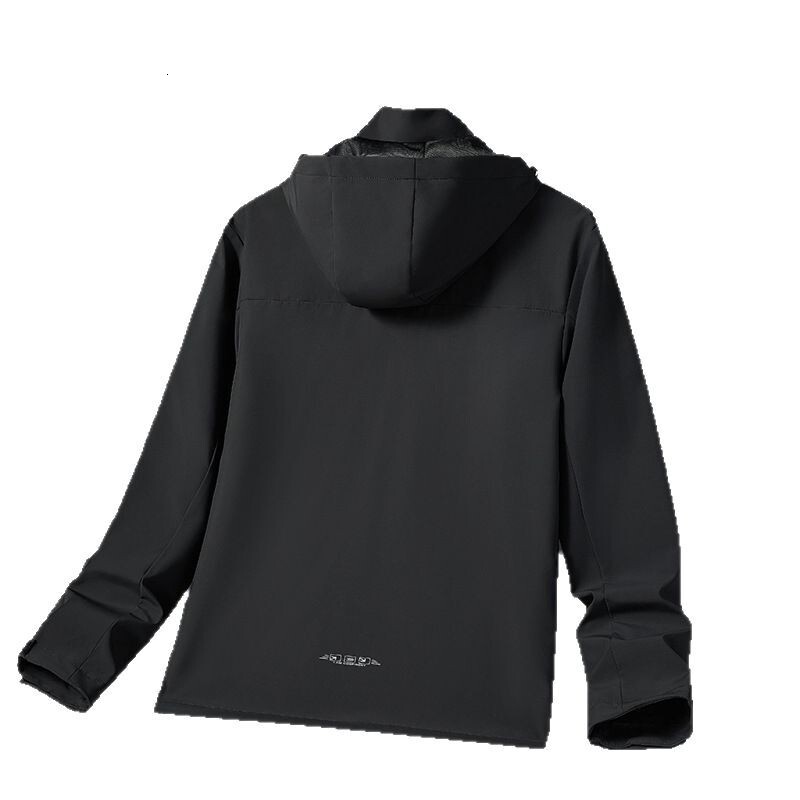Ddmyoutdoor Men S Windbreaker New Casual Spring And Autumn Breathable Waterproof Outdoor Fishing Anti Detachable Hat Sports Jacket Jogging Suit