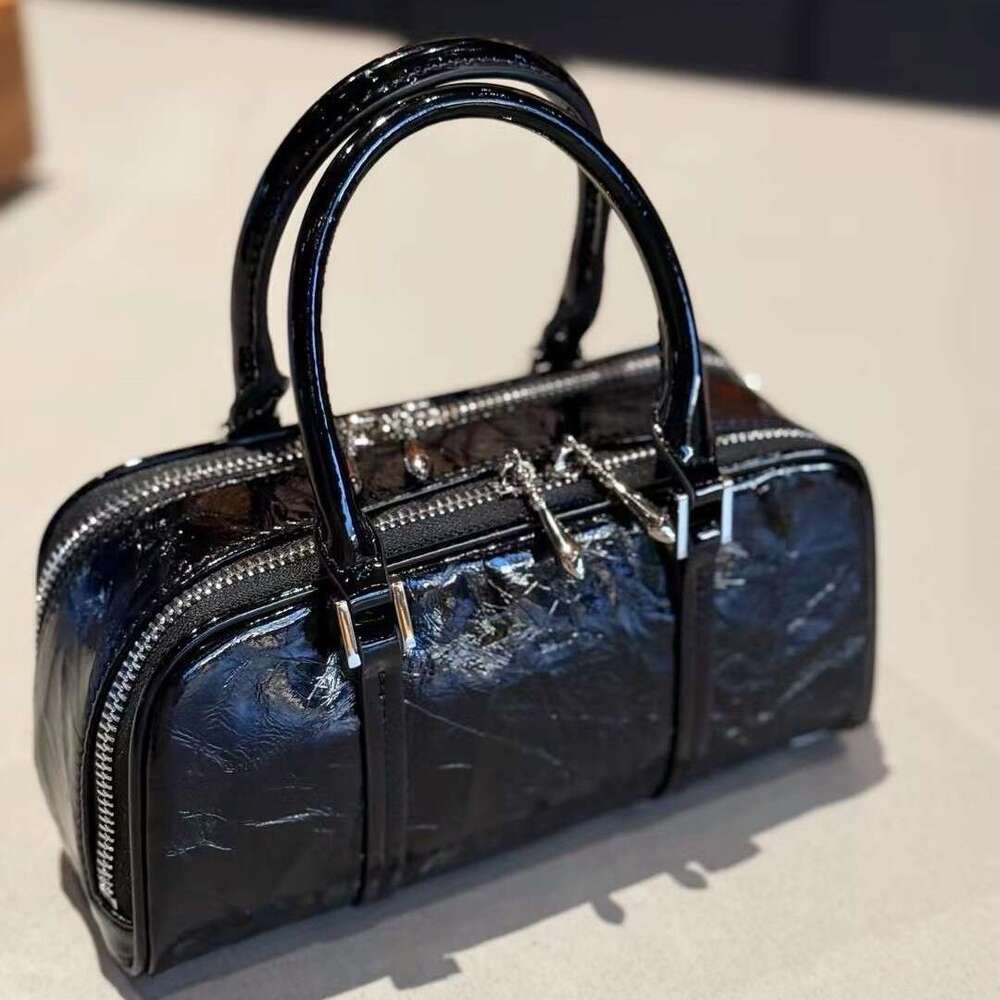 Korean Niche Design Single Shoulder Crossbody Boston for Women New High end Handheld Small Square Bag